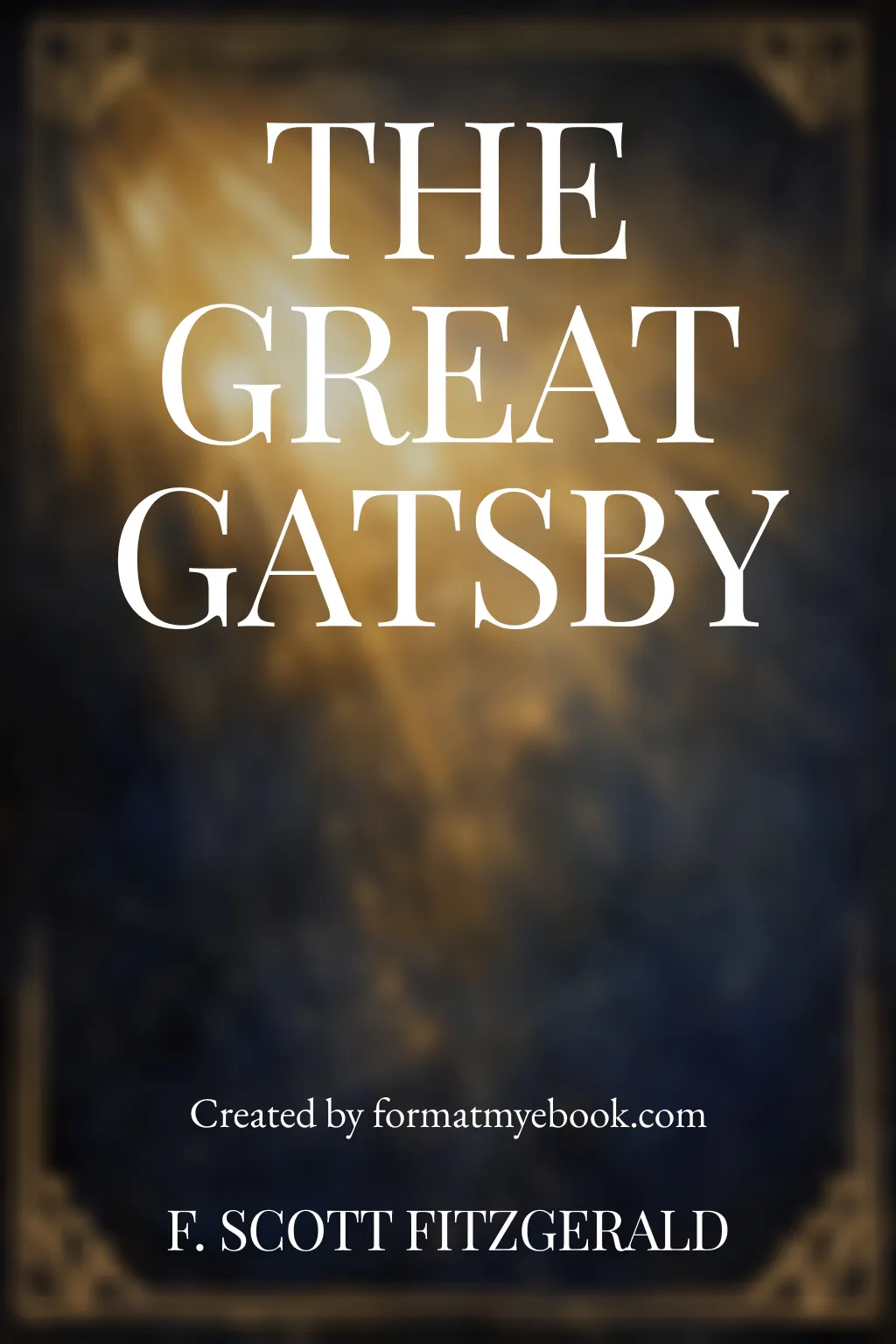 The Great Gatsby cover